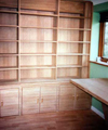 Oak Desk and Matching Bookcase